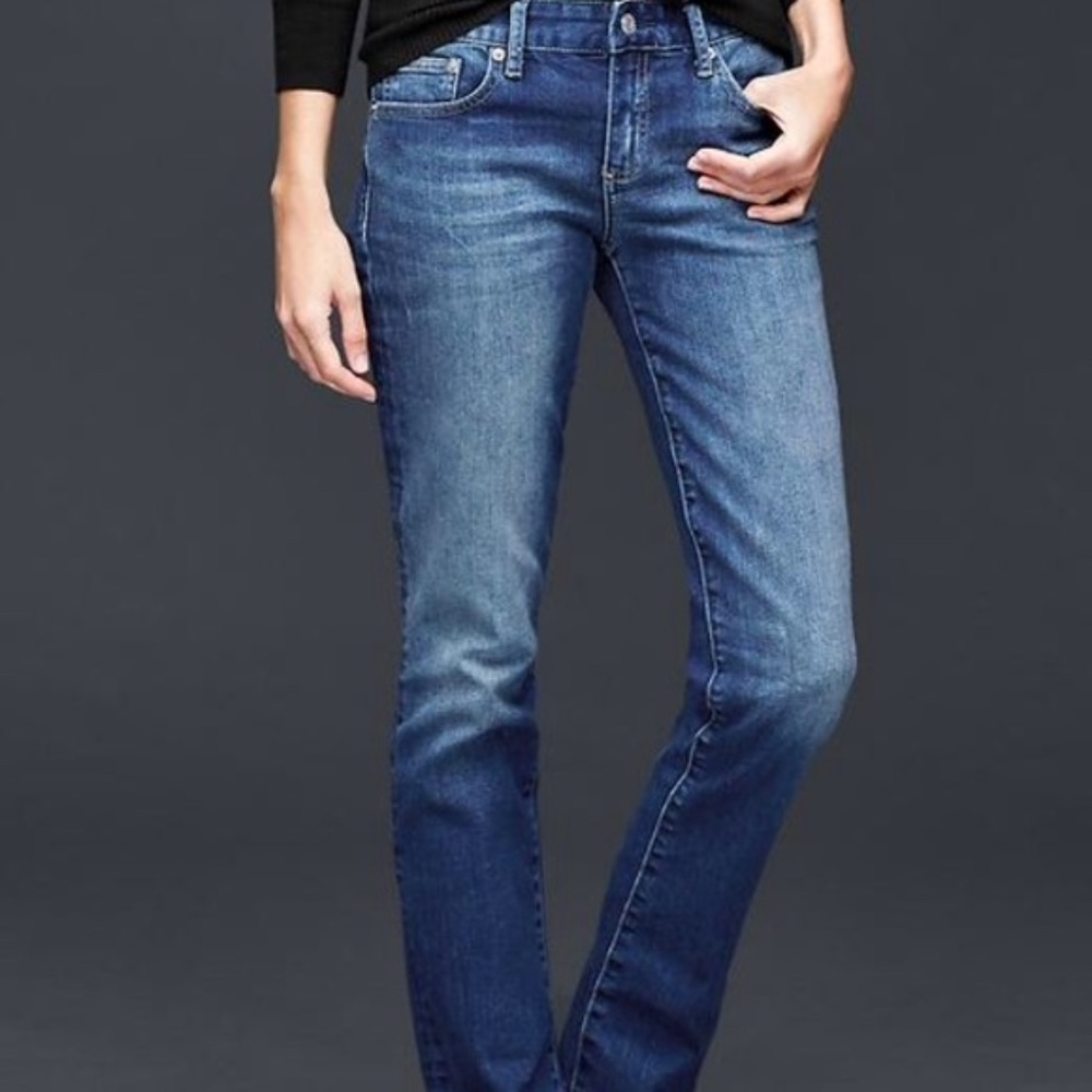 Gap 1969 Real Straight Jeans / Mid-Rise / 27 R